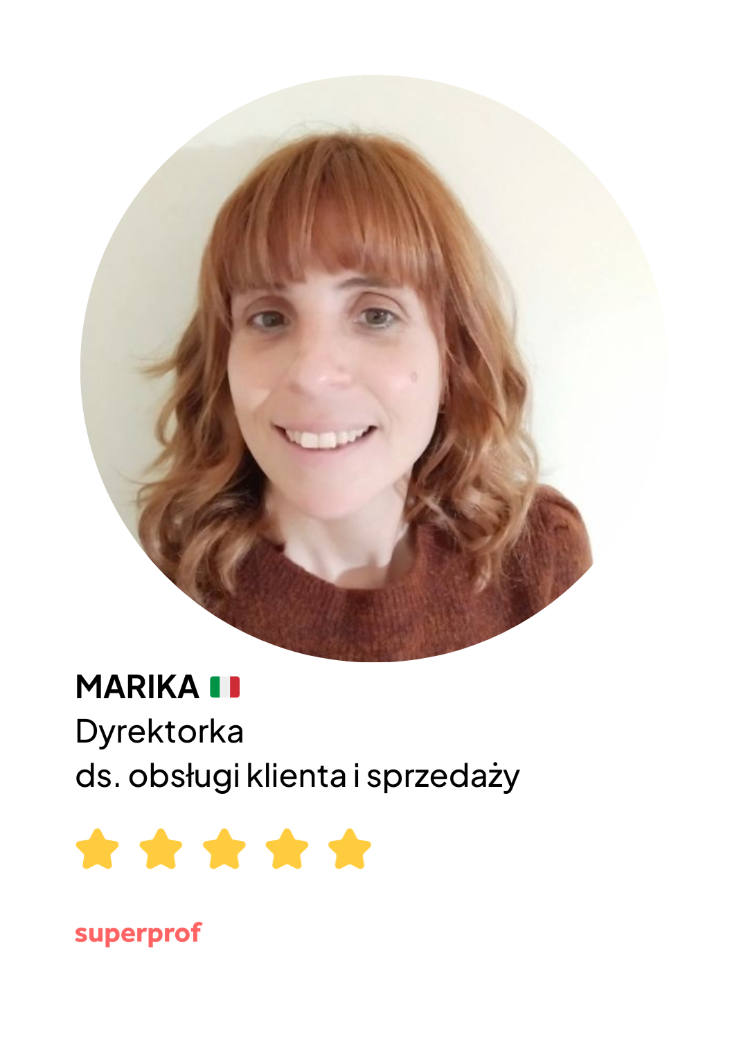 infografika przedstawiająca dyrektorkę ds. obsługi klienta i sprzedaży