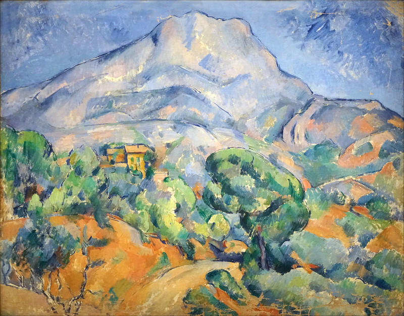 Montagne Sainte-Victoire, Góra Świętej Wiktorii, Paul Cezanne, obraz, pejzaż, martwa natura.