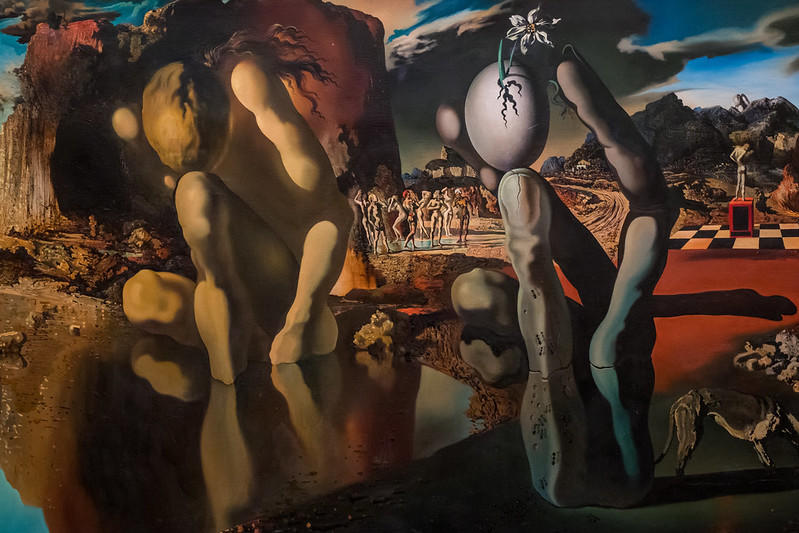 Metamorfoza Narcyza, Salvador Dali, sztuka abstrakcyjna.