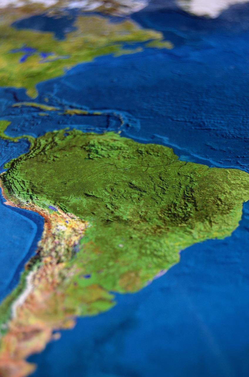 Mapa geologiczna ameryki łacińskiej