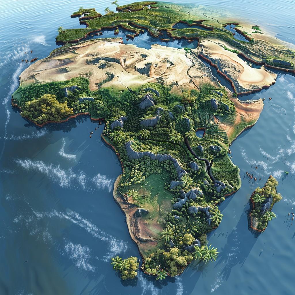 mapa geologiczna afryki