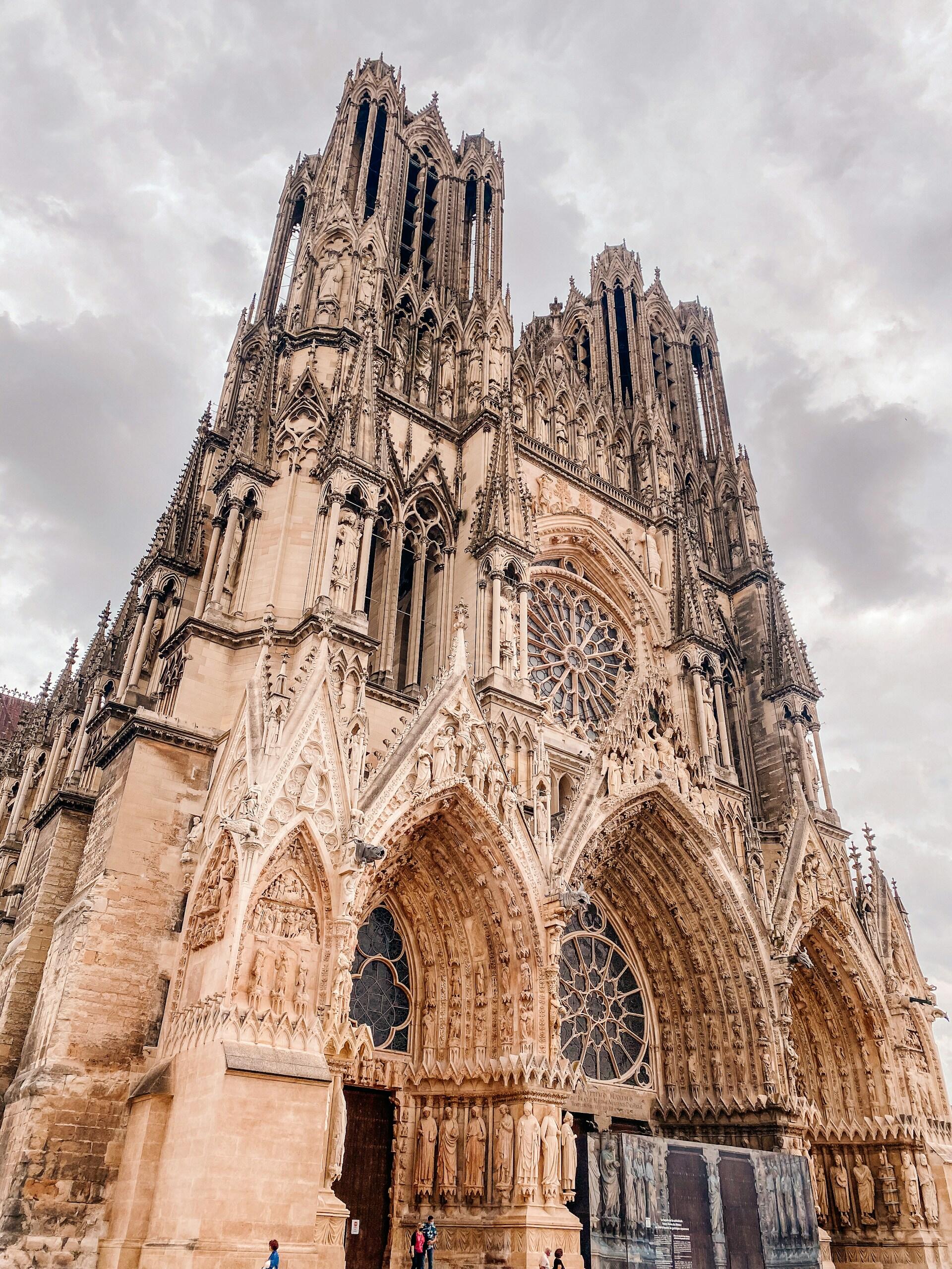 Reims, Francja, katedra gotycka.