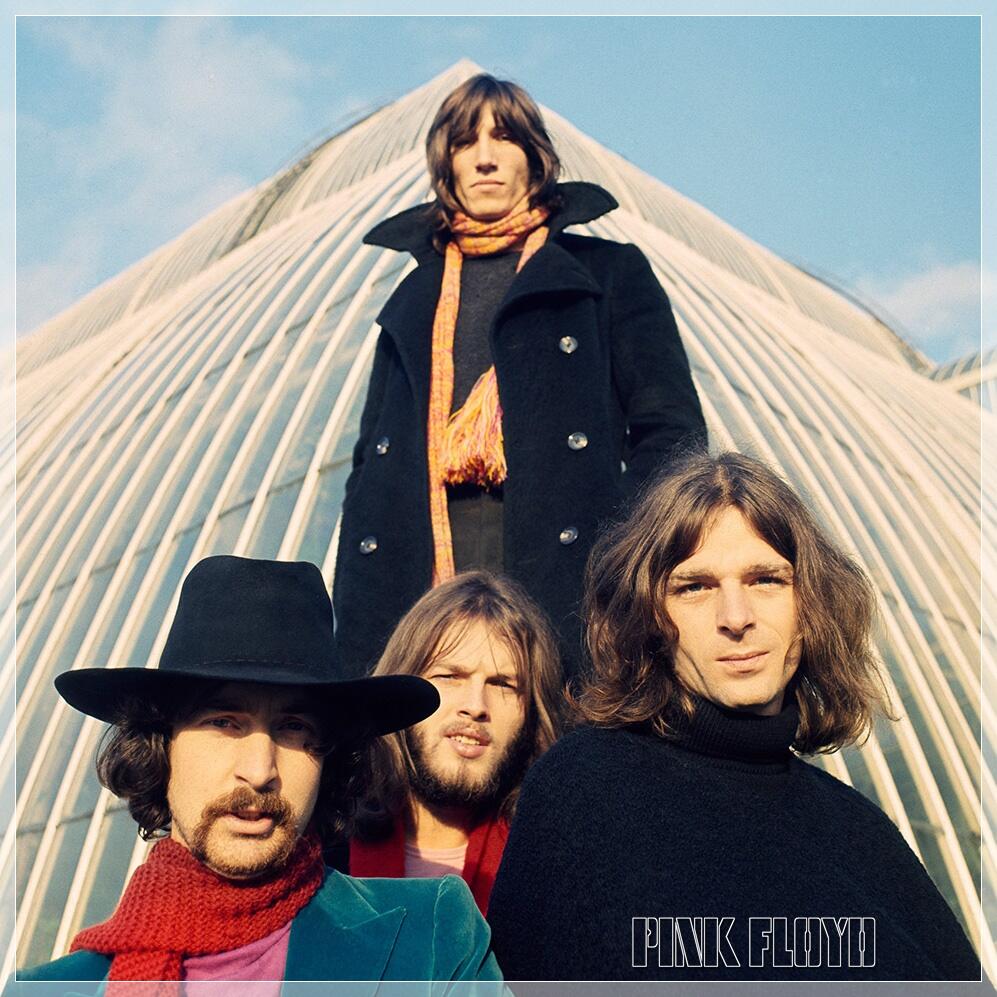 Członkowie zespołu Pink Floyd na okładce swojej płyty