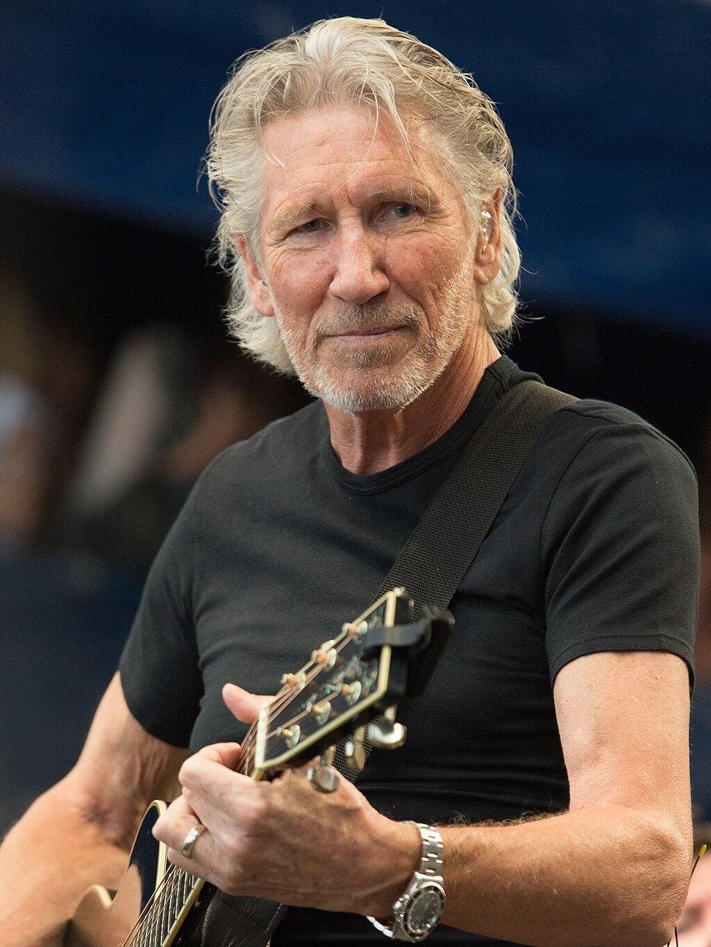 Roger Waters z gitarą.