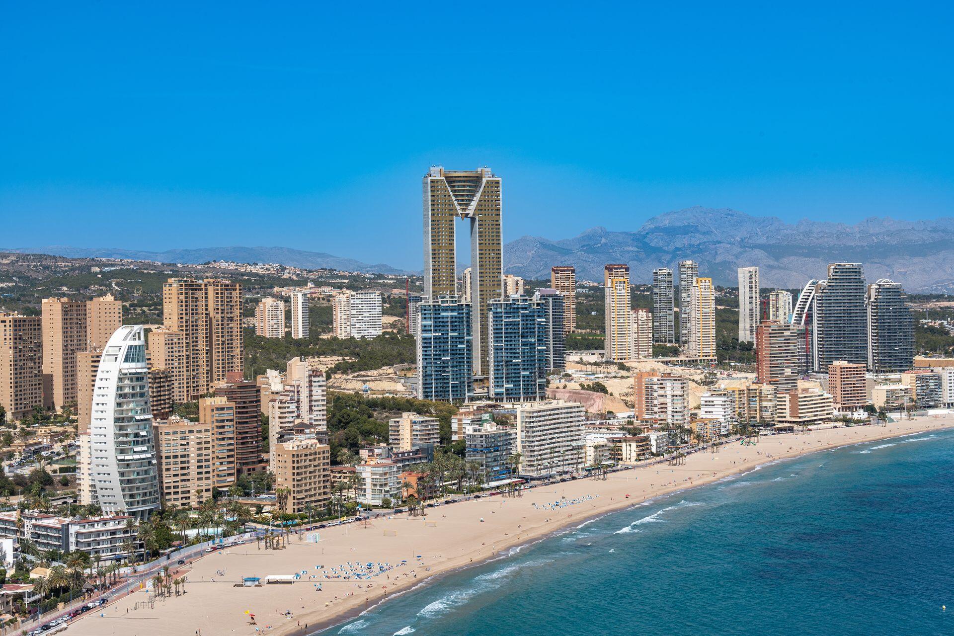 praia de Benidorm em Espanha