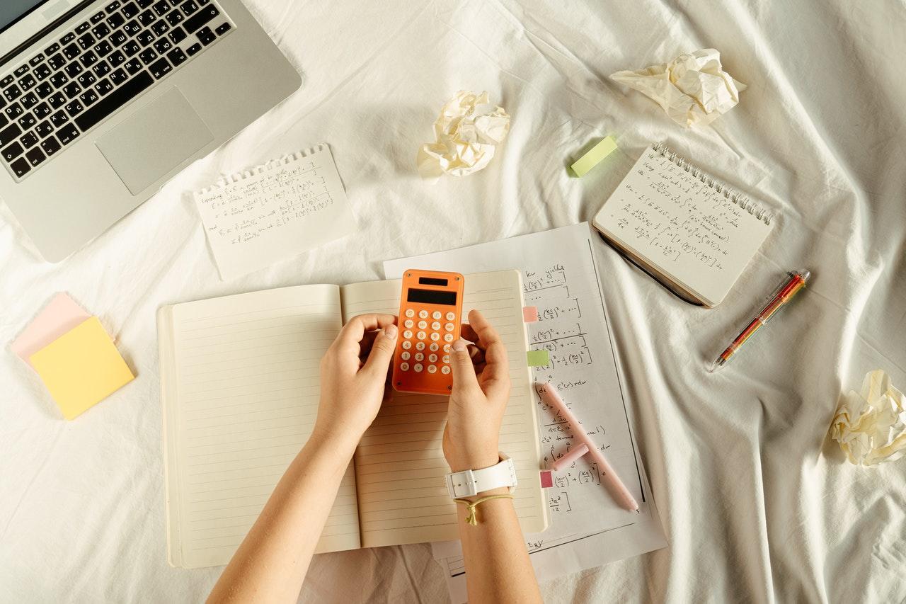 mexer numa calculadora