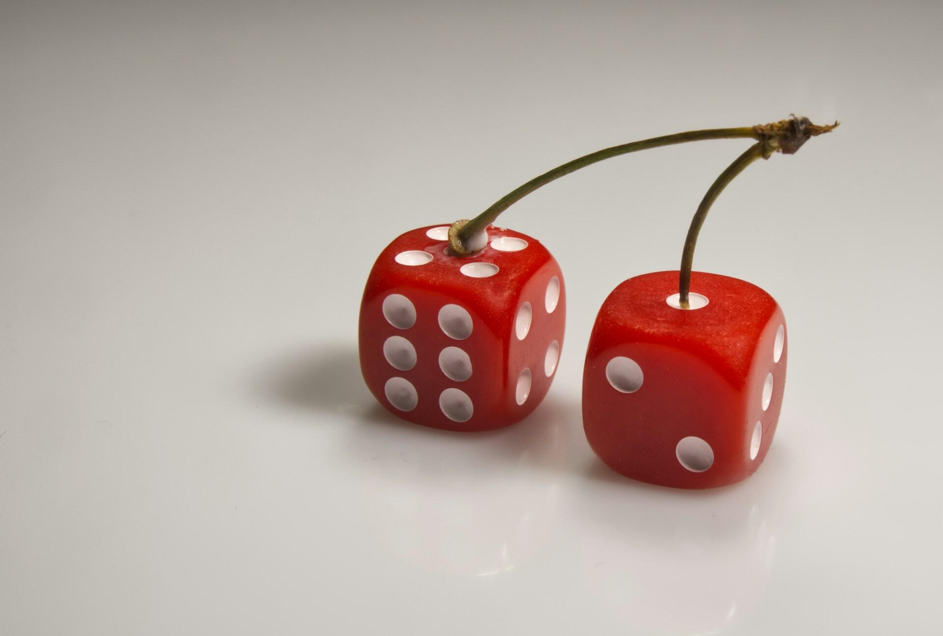 dados em cerejas