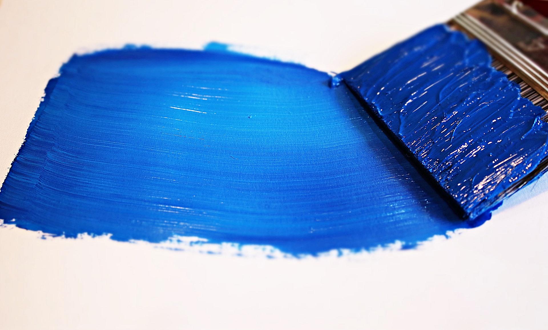 Tinta acrílica solúvel em água