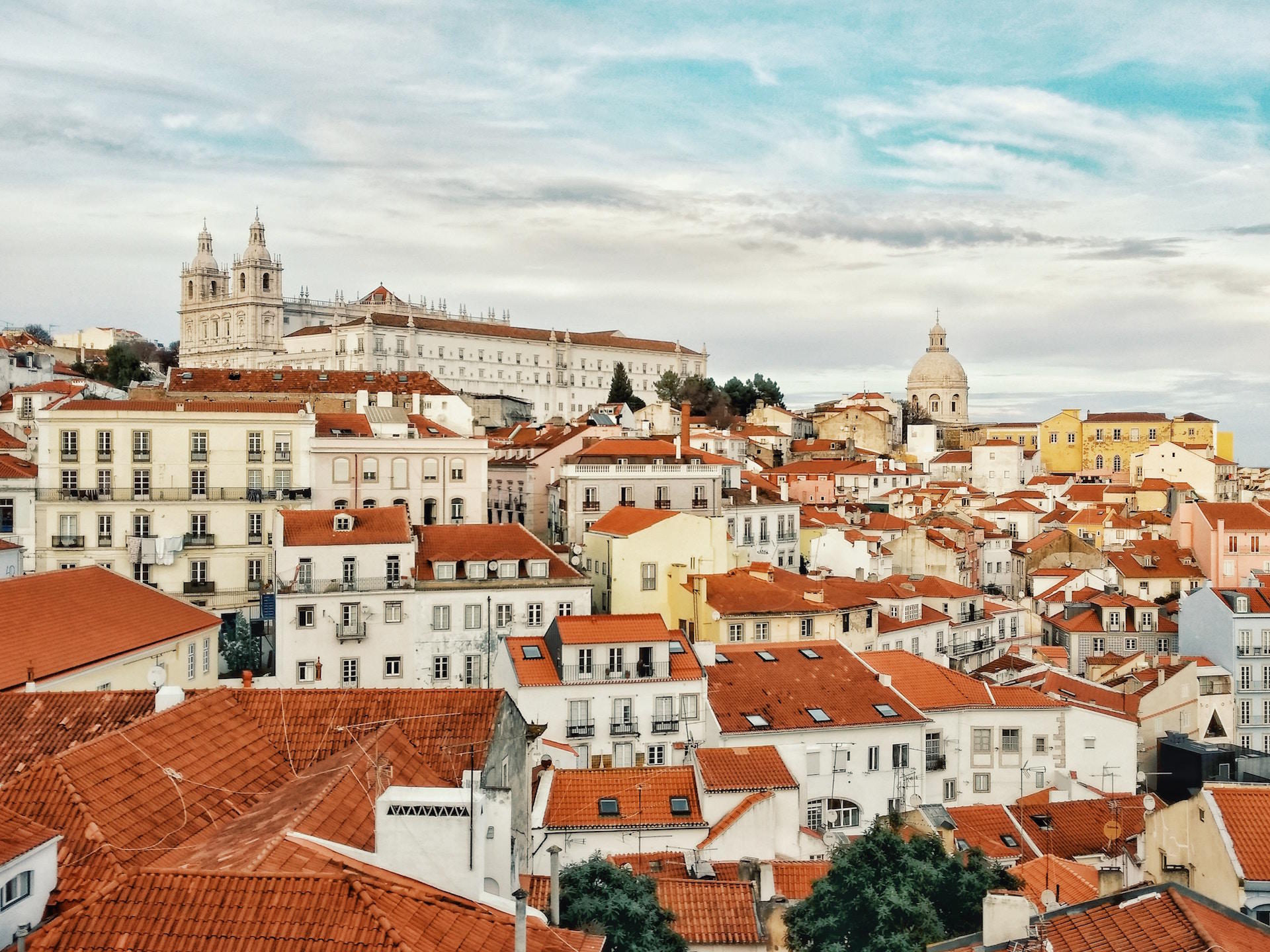 Uma fotografia da cidade de Lisboa