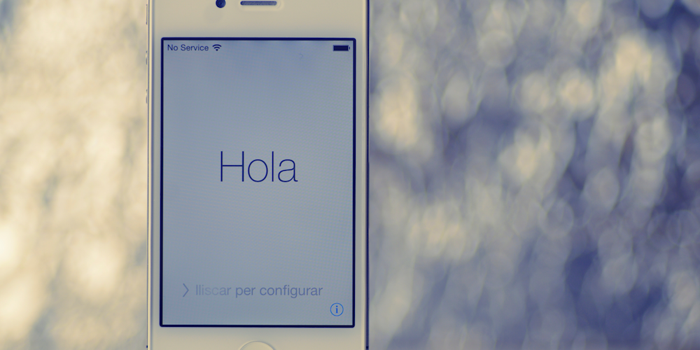 Imagem de app num smartphone.