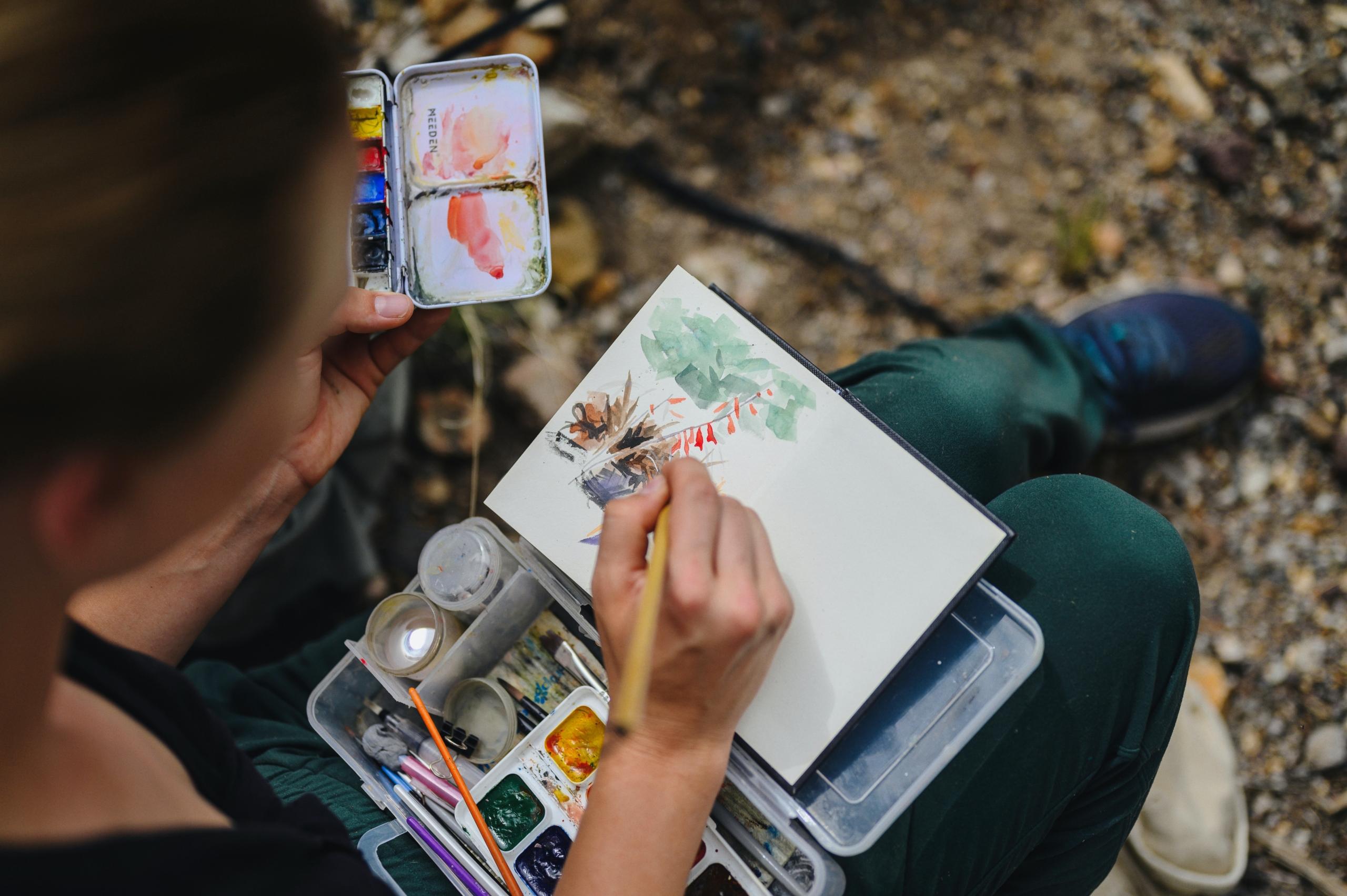 pintar ao ar livre