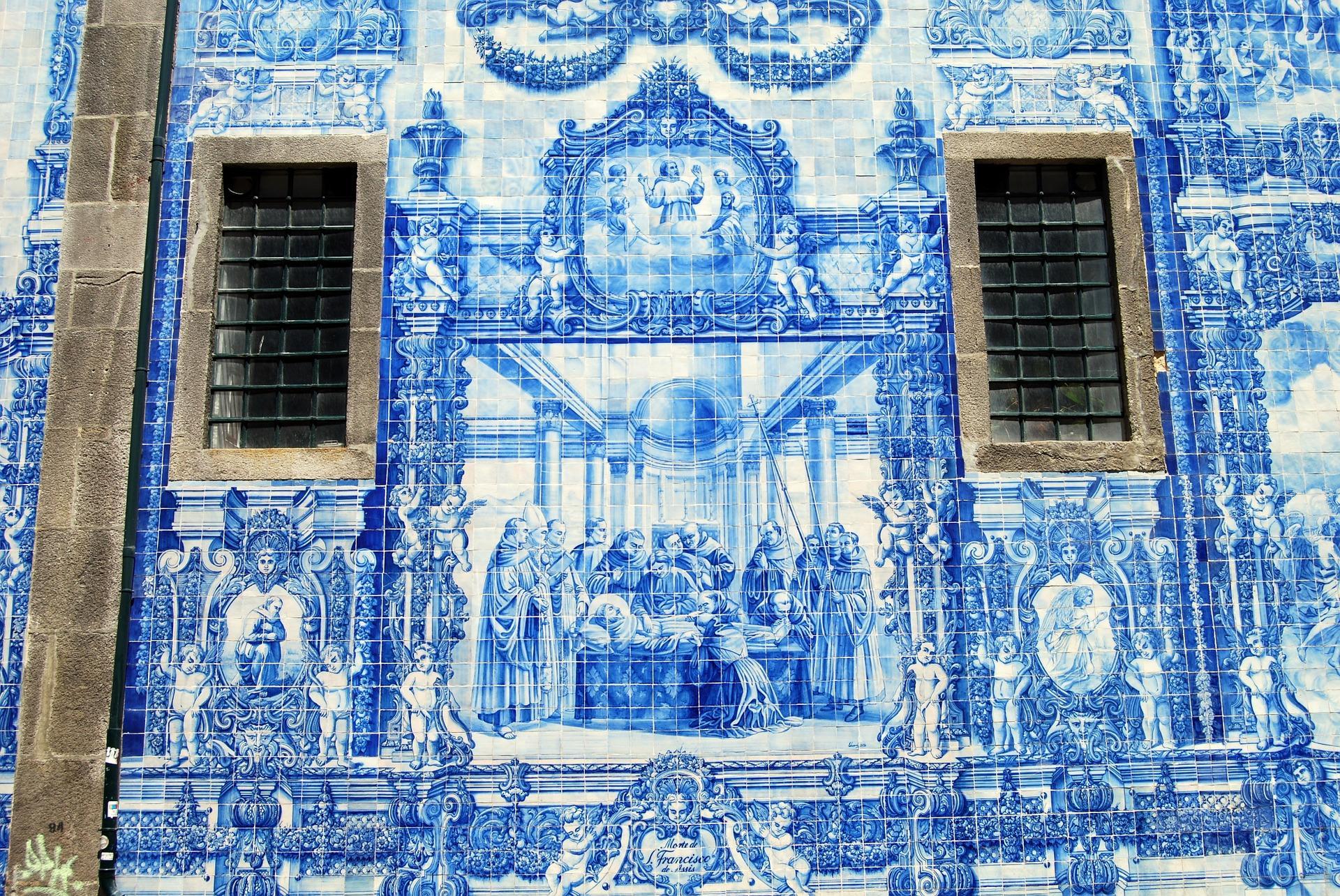 pintar azulejos igreja porto