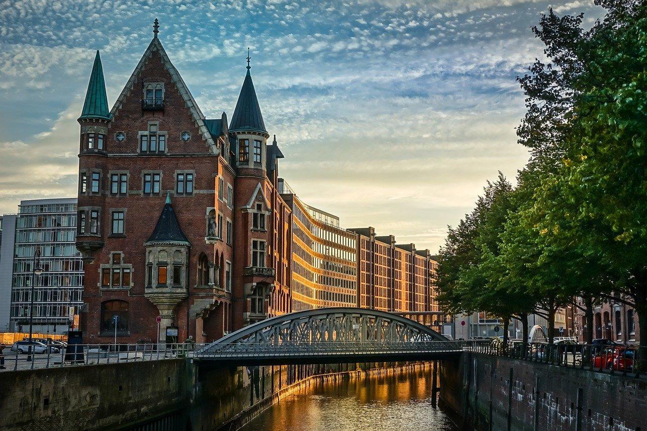 edificio em hamburgo