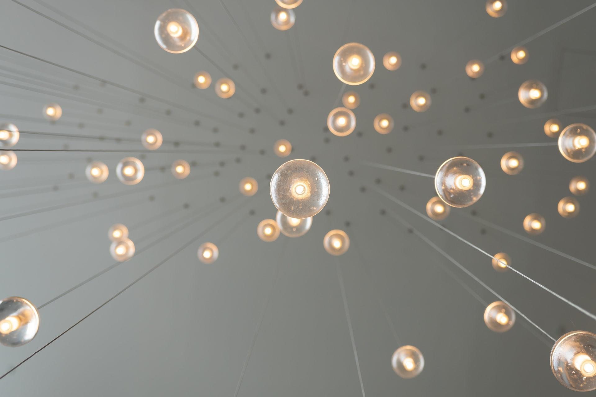 lampadas penduradas