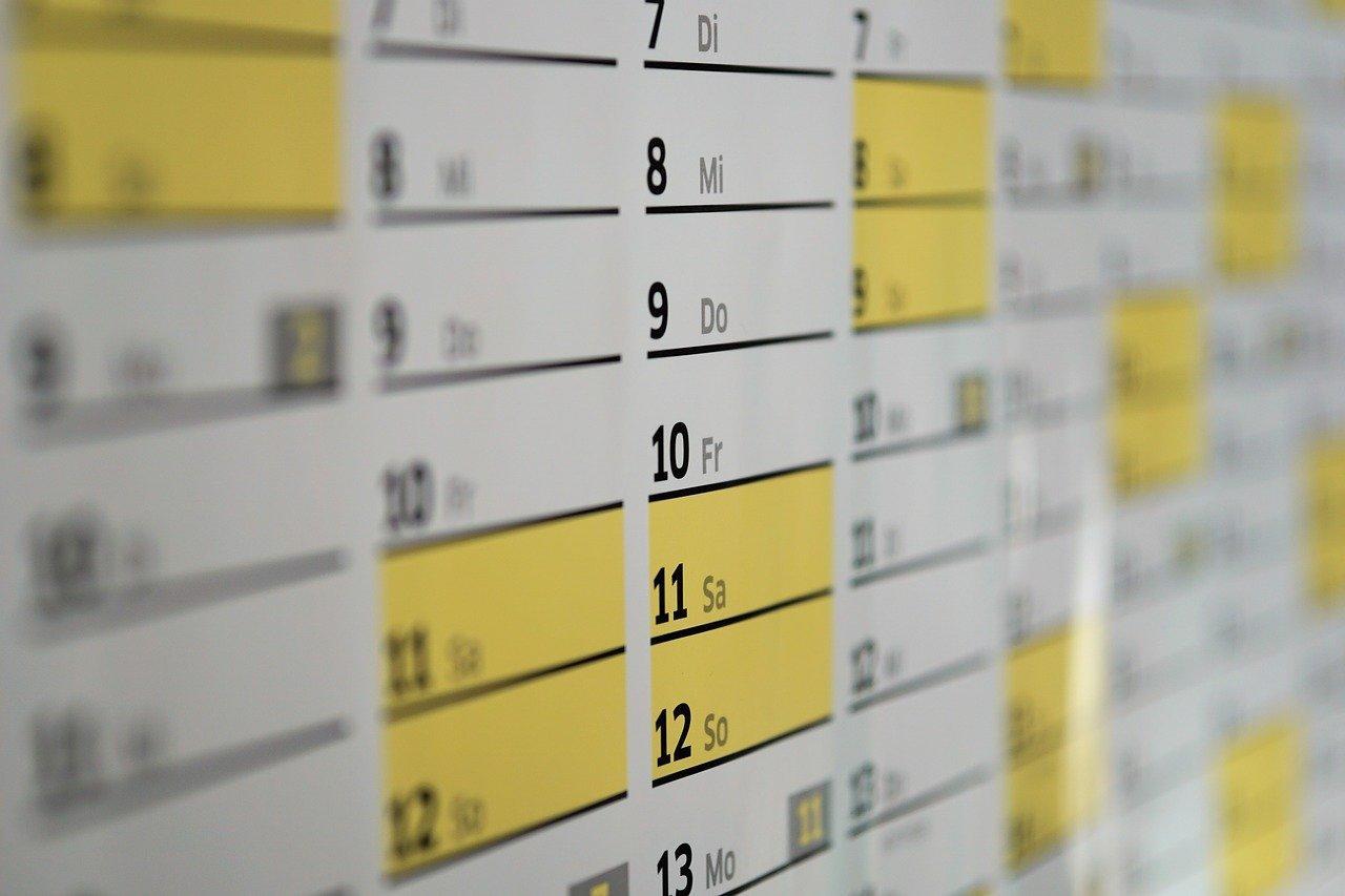 dias calendario