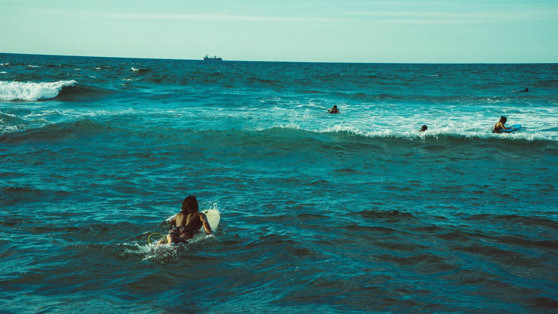 mar azul