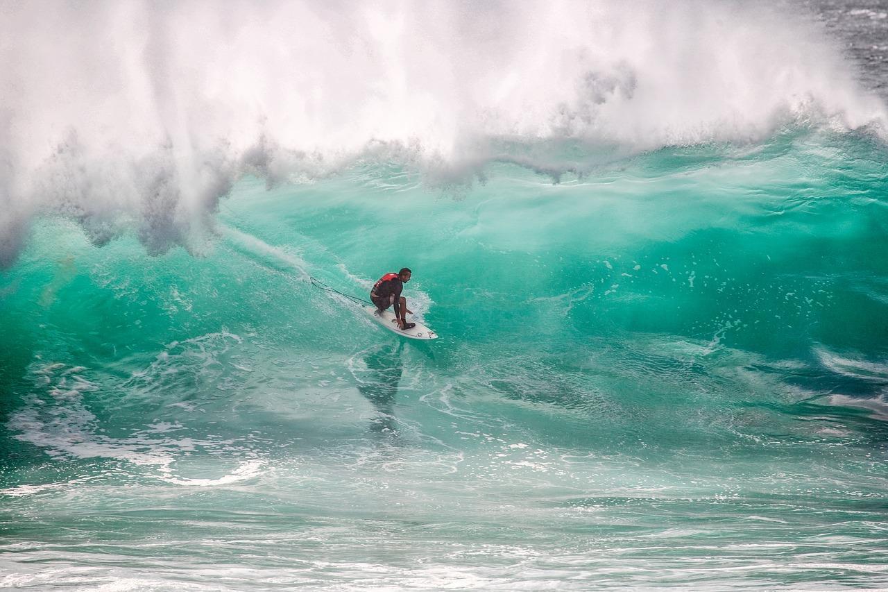 espuma nas ondas
