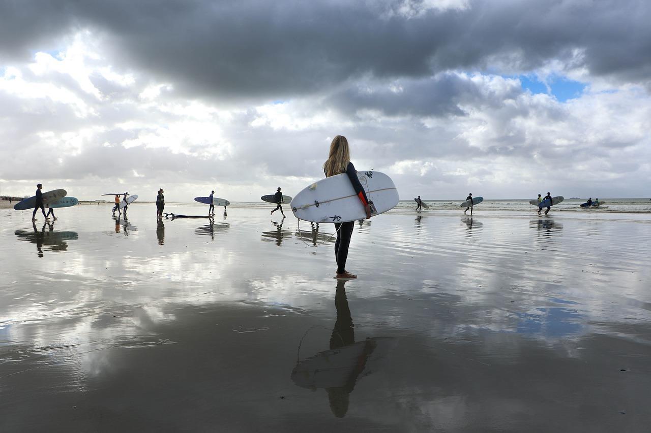 pessoas na praia