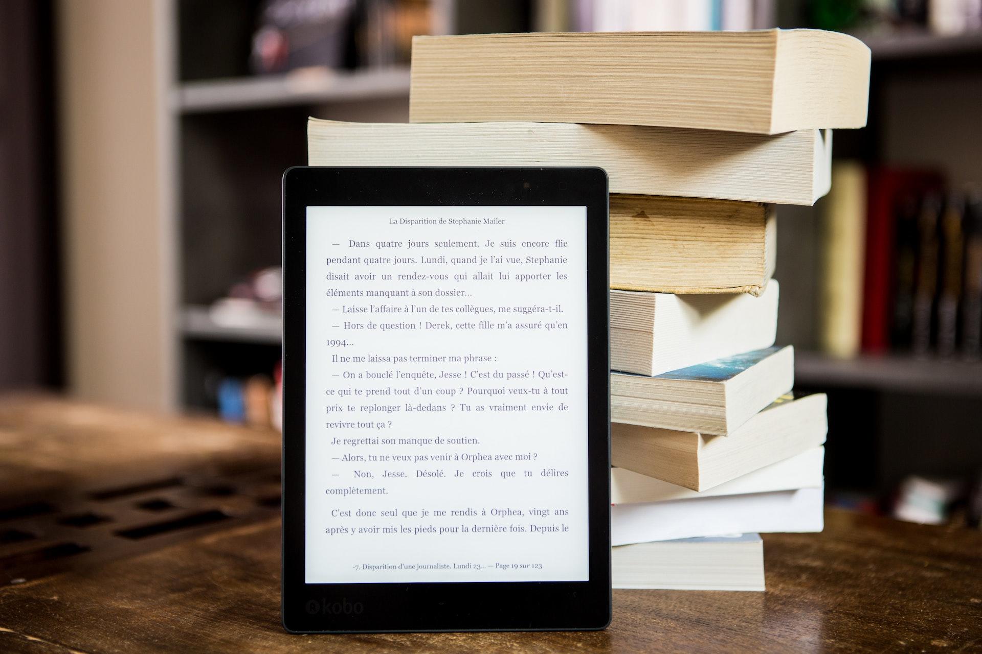 leitor digital e livros