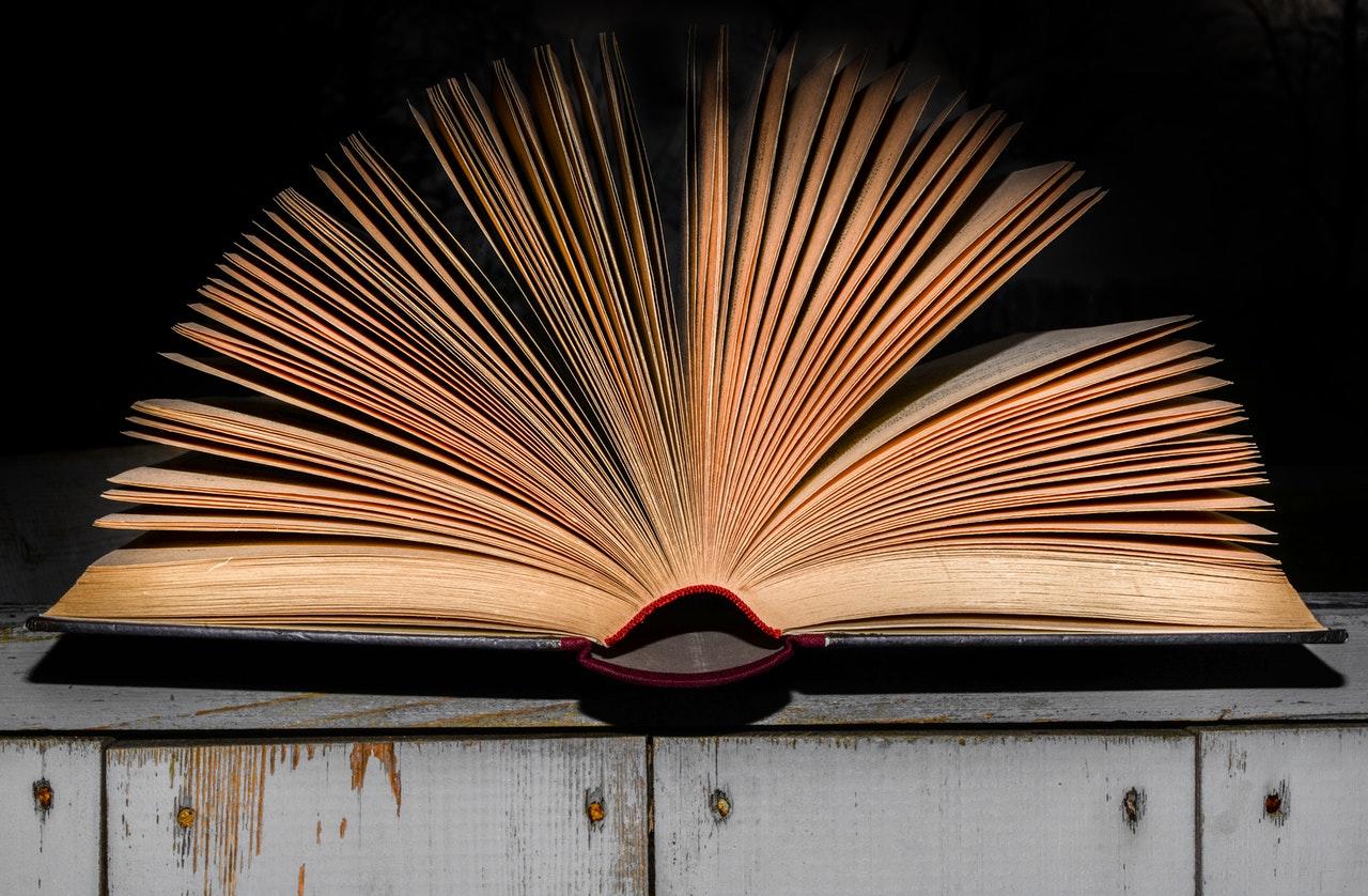 livro de paginas aberto