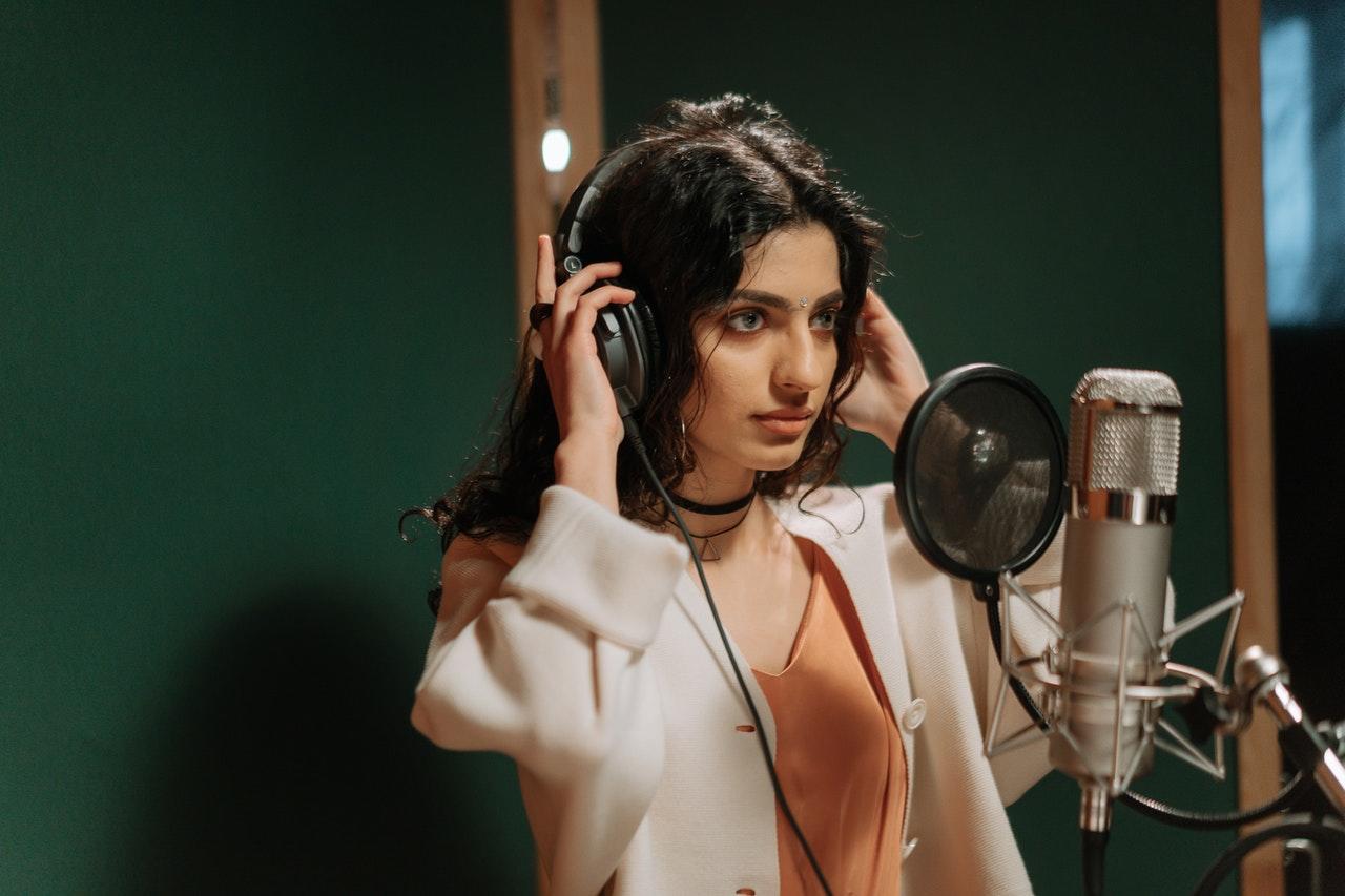 cantar num estudio