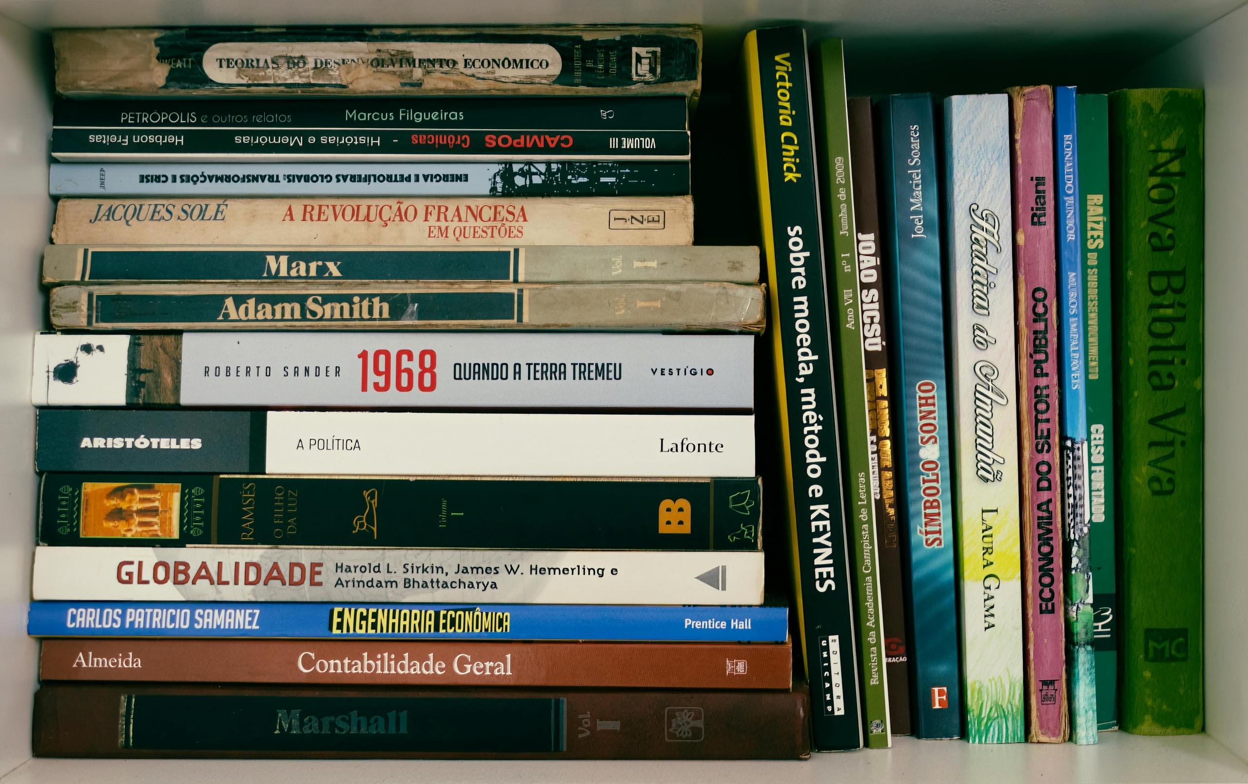 conjunto de livros em português
