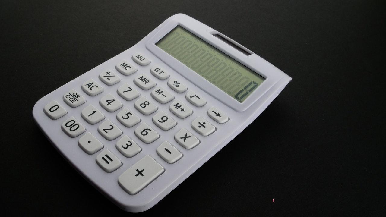 calculadora branca