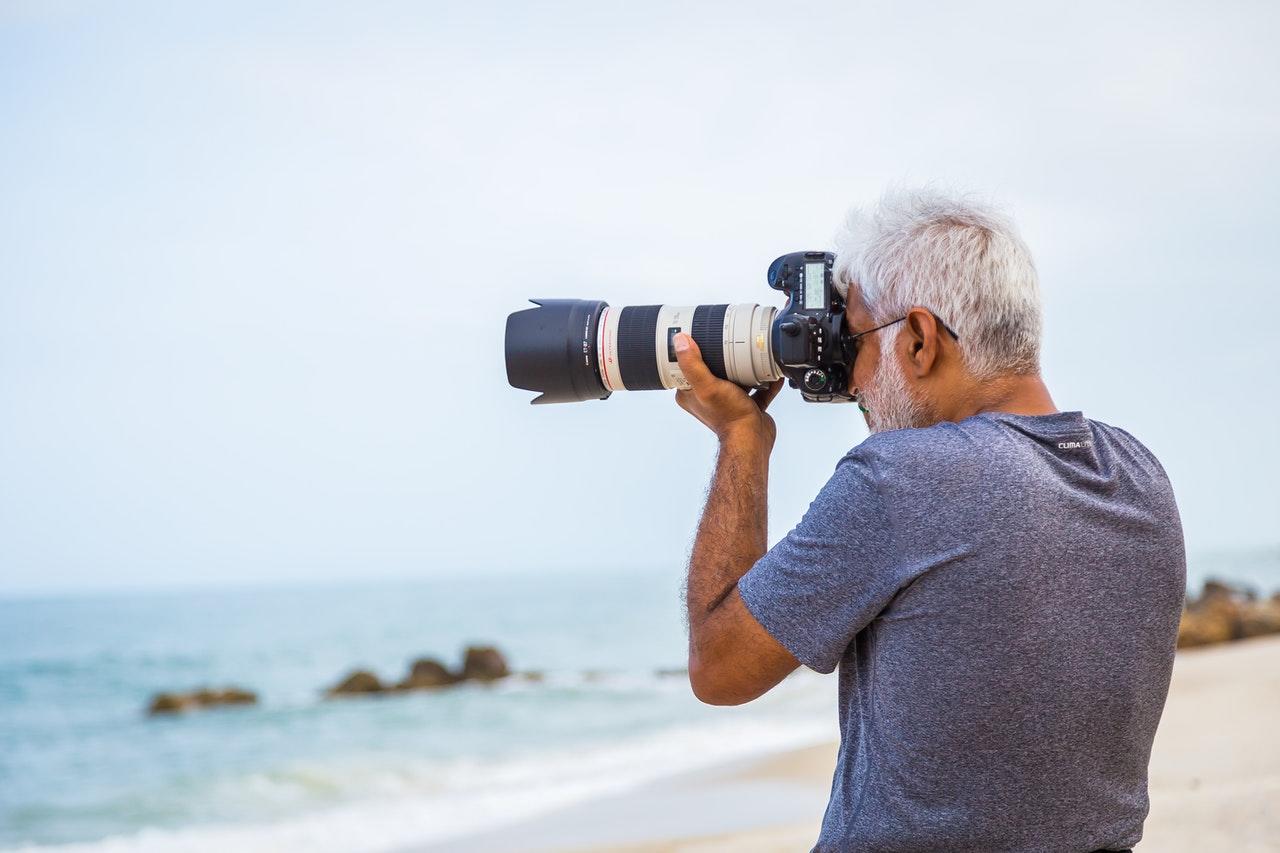 fotografar o mar