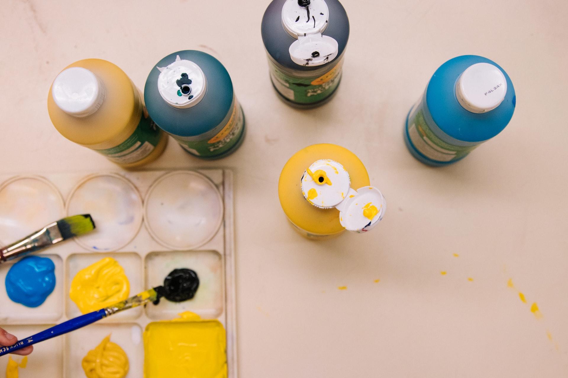 materiais de pintura