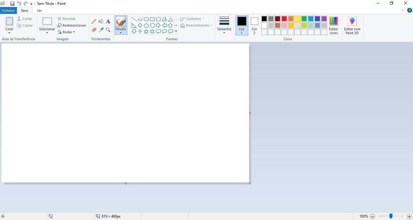 screenshot do paint