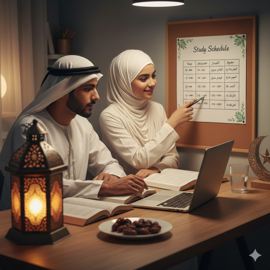 أفضل أوقات الدراسة في رمضان