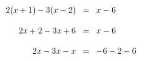 O que são equações de primeiro grau?