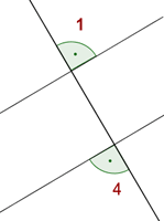 Stufenwinkel: Wechselwinkel außen