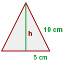 Satz des Pythagoras: Finde den Flächeninhalt des gleichseitigen Dreiecks