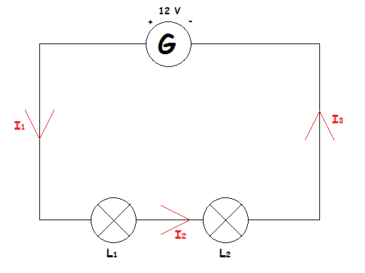 Schematische Darstellung eines Schaltkreises