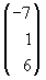 ejemplo de matriz columna