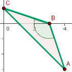 Abstand zwischen Punkten eines Dreiecks