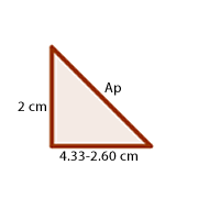 Apothema des Pyramidenstumpfes