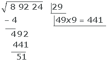 Quadratwurzel Beispiel 7