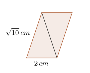 Fläche des Rhomboids 5