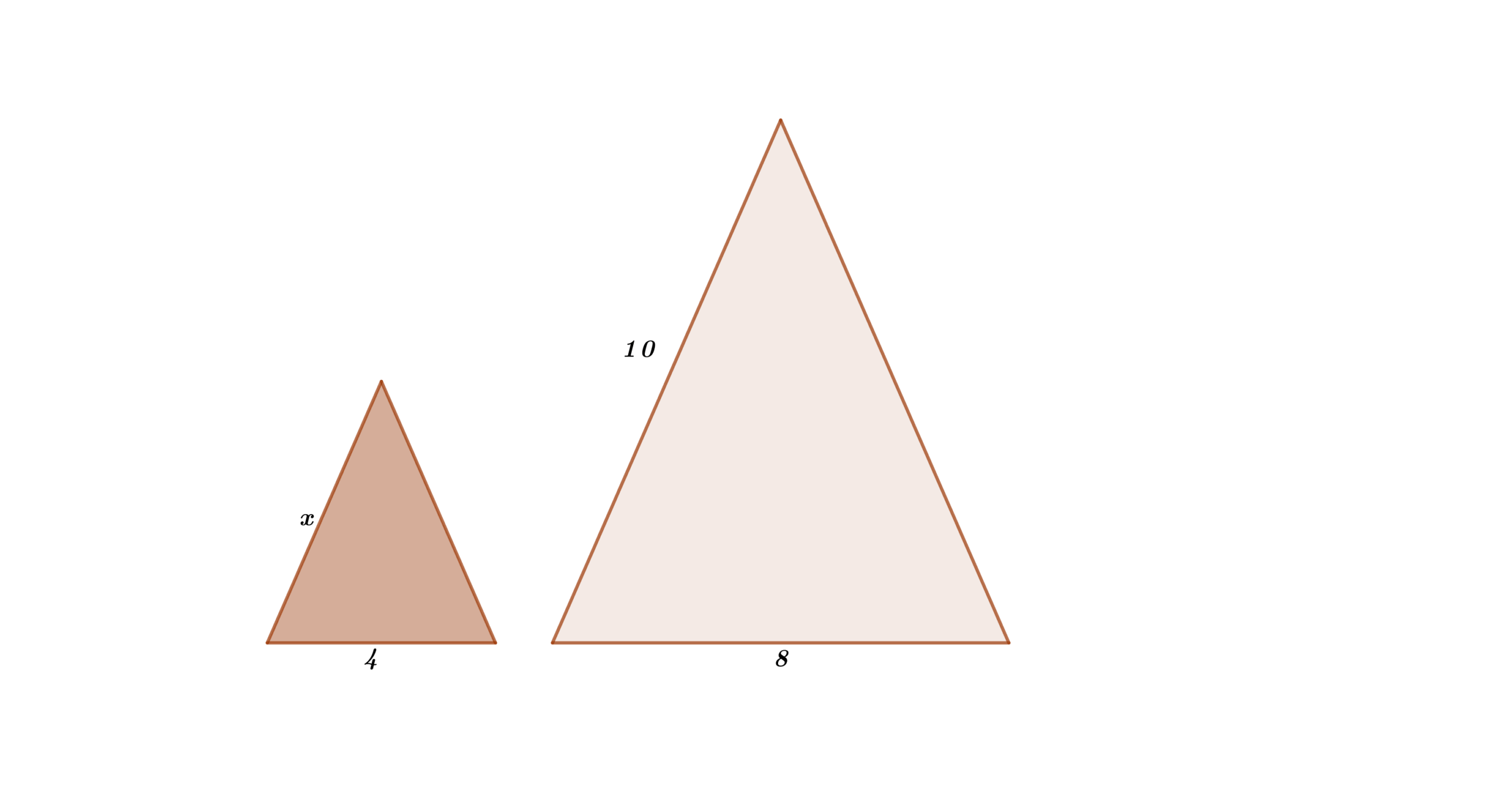 gleichschenklig ähnlich