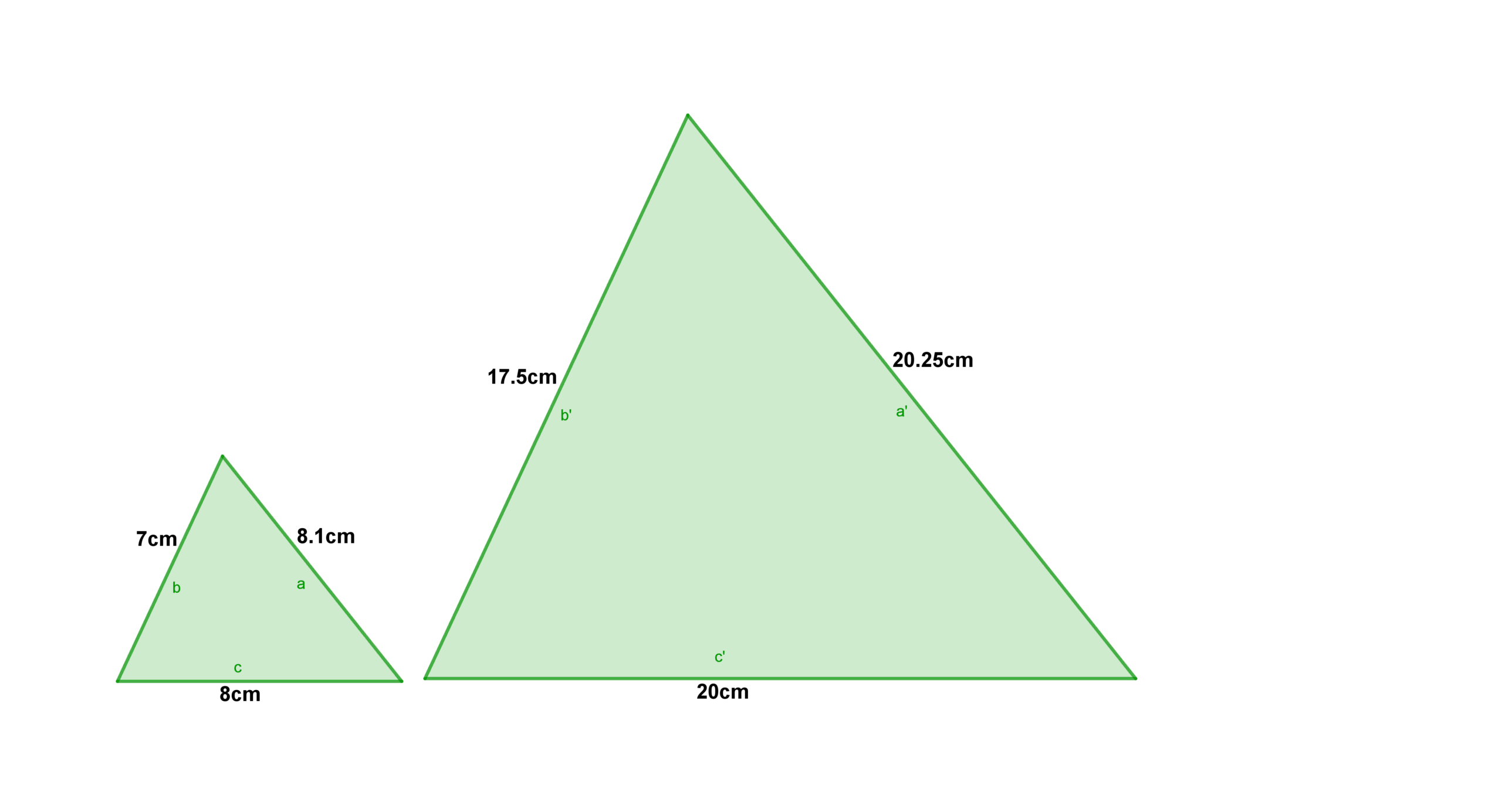 Ähnlichkeit von Dreiecken