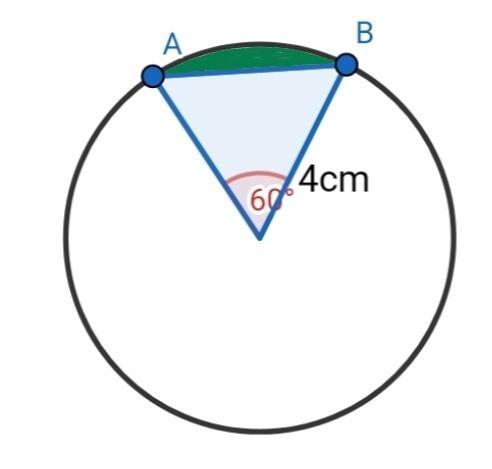 Área de un segmento circular 