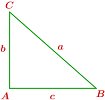Satz des Pythagoras – rechtwinkliges Dreieck