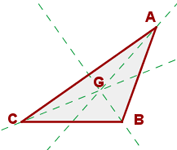 Baricentro de un triángulo