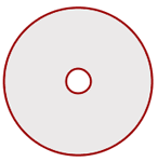 dibujo de fuente circular en parque circular grafica 