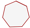 ejemplo de heptagono representación gráfica 