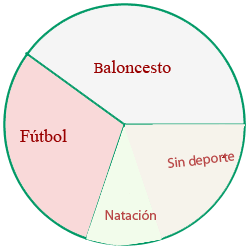 ejemplo diagrama de sectores 