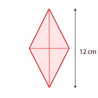 Ejercicios interactivos: area del rombo y del romboide