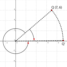 Ejercicios interactivos de giros